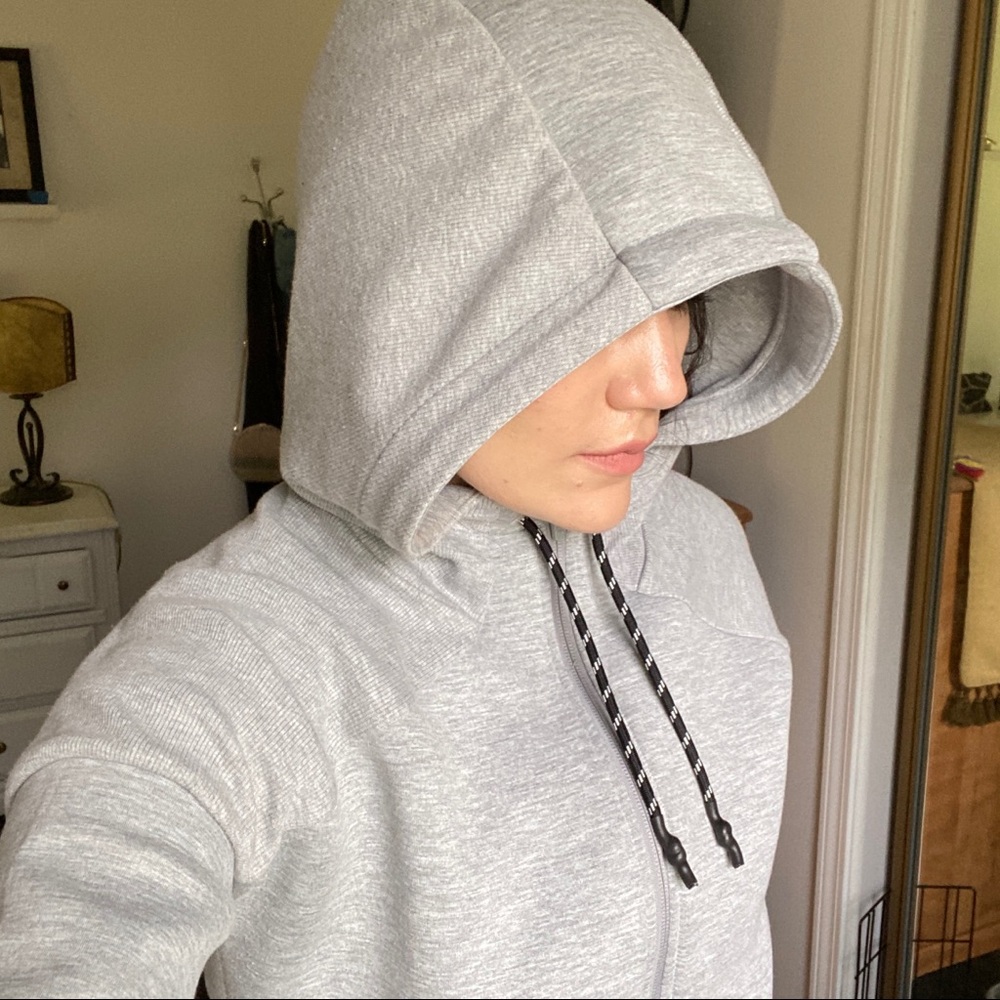 Sweaty Betty Grey Zipper Hoodie Size Small - Picture 5 of 15